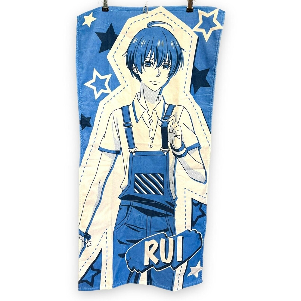 Banpresto Ichiban Kuji MARGINAL # 4 Prize Rui Aiba Bath towel 39” X 19.5”